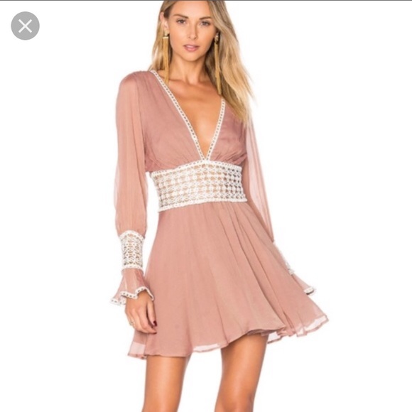 NWT For Love and Lemons Sabine Mini Dress size S